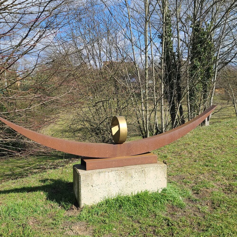Emsdeich-Skulptur "BOOTe" von Peer Stuwe