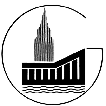 Das frühere Logo der Stadt Greven mit dem Plenartrakt