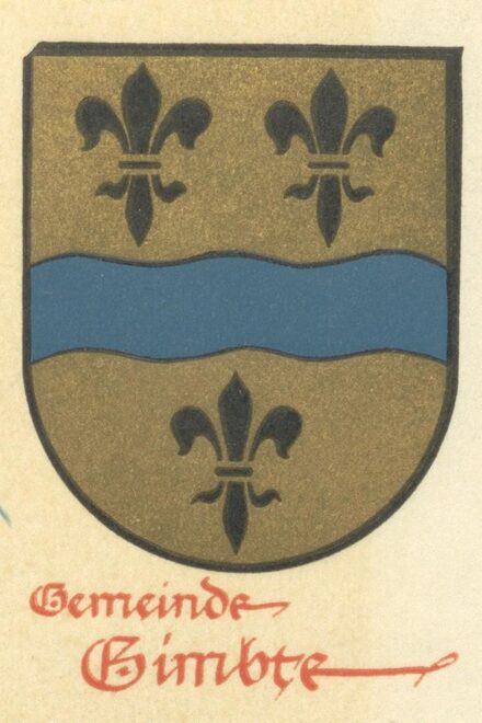 Das Wappen der Gemeinde Gimbte