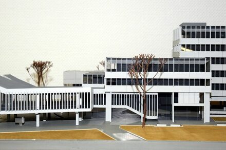 Das Grevener Rathaus im Architektenmodell (1969/1972)