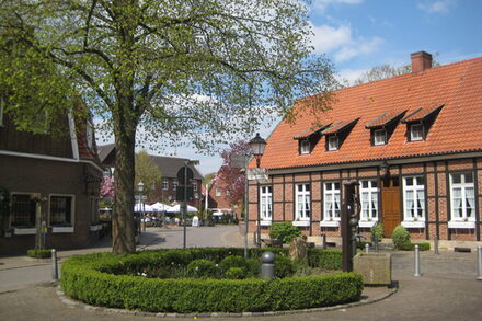 Der Dorfplatz in Greven-Gimbte