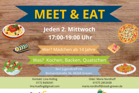 Flyer zum Angebot "Meet & Eat"