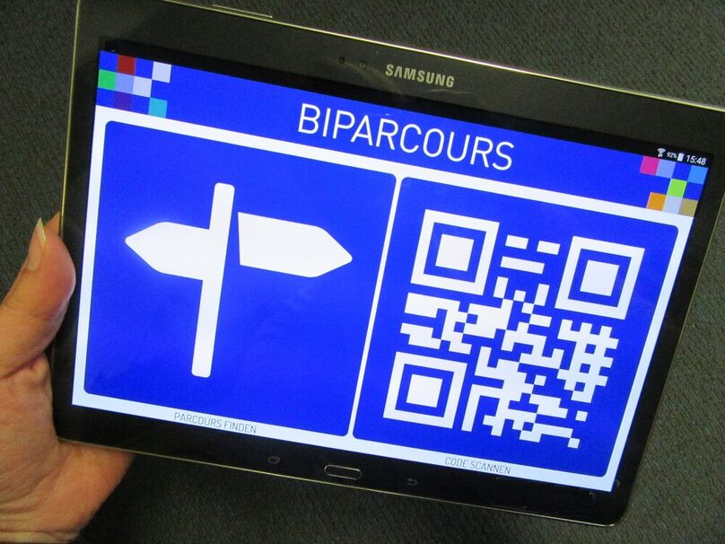 Biparcours App auf Tablet